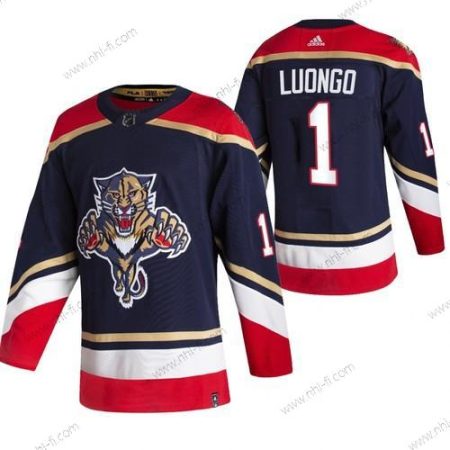 Adidas Florida Panthers #1 Roberto Luongo Musta 2020-21 Käänteinen Retro Vaihtopaita NHL Paita – Miesten