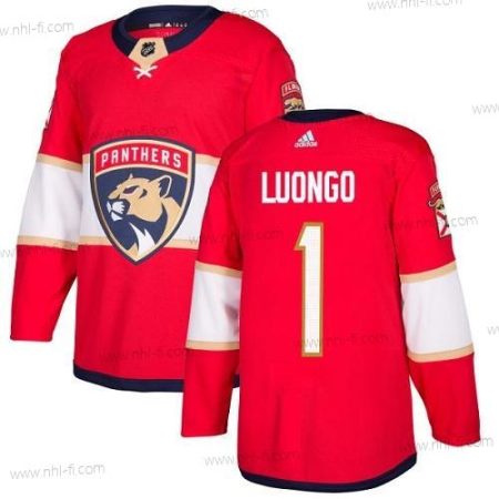 Adidas Florida Panthers #1 Roberto Luongo Punainen Kotiottelu Aito Ommeltu NHL Paita – Miesten