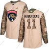 Adidas Florida Panthers #11 Jonathan Huberdeau Maastokuvio Aito 2017 Veterans Day Ommeltu NHL Paita – Miesten