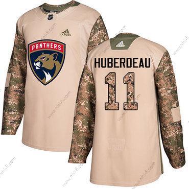 Adidas Florida Panthers #11 Jonathan Huberdeau Maastokuvio Aito 2017 Veterans Day Ommeltu NHL Paita – Miesten