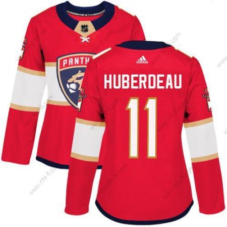 Adidas Florida Panthers #11 Jonathan Huberdeau Punainen Kotiottelu Aito Ommeltu NHL Paita – Naisten