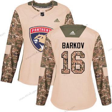 Adidas Florida Panthers #16 Aleksander Barkov Maastokuvio Aito 2017 Veterans Day Ommeltu NHL Paita – Naisten