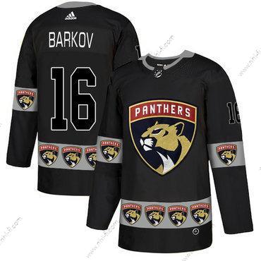 Adidas Florida Panthers #16 Aleksander Barkov Musta Maajoukkue Logos Paita – Miesten