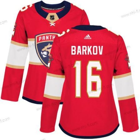 Adidas Florida Panthers #16 Aleksander Barkov Punainen Kotiottelu Aito Ommeltu NHL Paita – Naisten