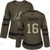 Adidas Florida Panthers #16 Aleksander Barkov Vihreä Salute to Service Ommeltu NHL Paita – Naisten