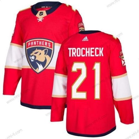 Adidas Florida Panthers #21 Vincent Trocheck Punainen Kotiottelu Aito Ommeltu NHL Paita – Miesten