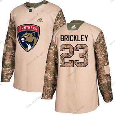 Adidas Florida Panthers #23 Connor Brickley Maastokuvio Aito 2017 Veterans Day Ommeltu NHL Paita – Miesten