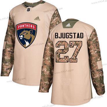 Adidas Florida Panthers #27 Nick Bjugstad Maastokuvio Aito 2017 Veterans Day Ommeltu NHL Paita – Miesten