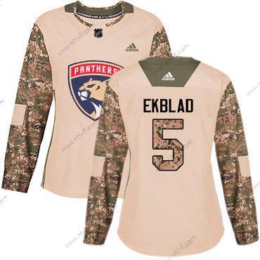 Adidas Florida Panthers #5 Aaron Ekblad Maastokuvio Aito 2017 Veterans Day Ommeltu NHL Paita – Naisten