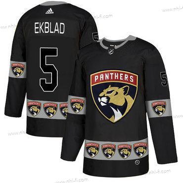 Adidas Florida Panthers #5 Aaron Ekblad Musta Maajoukkue Logos Paita – Miesten