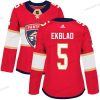 Adidas Florida Panthers #5 Aaron Ekblad Punainen Kotiottelu Aito Ommeltu NHL Paita – Naisten