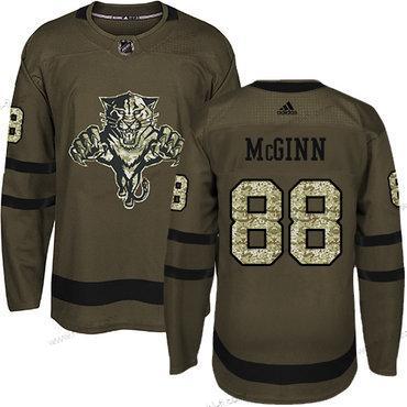 Adidas Florida Panthers #88 Jamie Mcginn Vihreä Salute to Service Ommeltu NHL Paita – Miesten