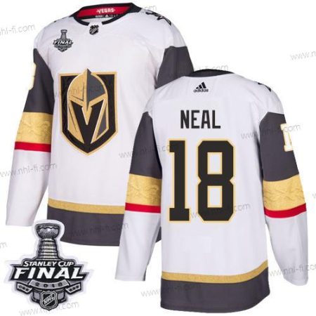 Adidas Kultaen Knights #18 James Neal Valkoinen Road Aito 2018 Stanley Cup Final Ommeltu NHL Paita – Miesten