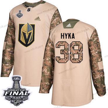 Adidas Kultaen Knights #38 Tomas Hyka Maastokuvio Aito 2017 Veterans Day 2018 Stanley Cup Final Ommeltu NHL Paita – Miesten