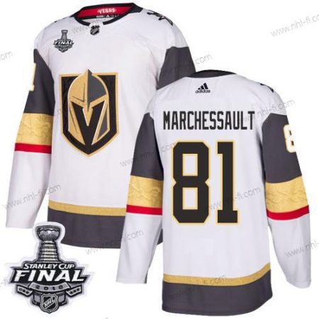 Adidas Kultaen Knights #81 Jonathan Marchessault Valkoinen Road Aito 2018 Stanley Cup Final Ommeltu NHL Paita – Miesten