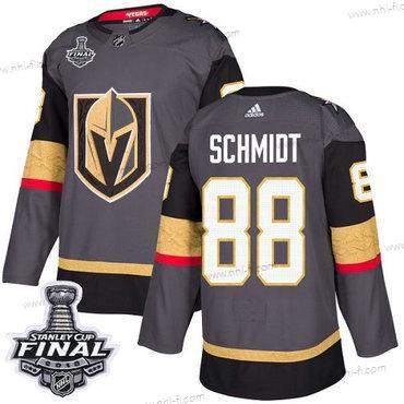 Adidas Kultaen Knights #88 Nate Schmidt Harmaa Kotiottelu Aito 2018 Stanley Cup Final Ommeltu NHL Paita – Miesten