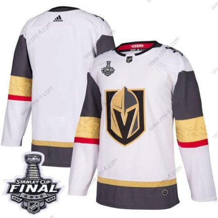 Adidas Kultaen Knights Tyhjä Valkoinen Road Aito 2018 Stanley Cup Final Ommeltu NHL Paita – Miesten