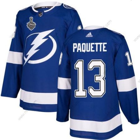 Adidas Lightning #13 Cedric Paquette Sininen Kotiottelu Aito 2020 Stanley Cup Final Ommeltu NHL Paita – Miesten