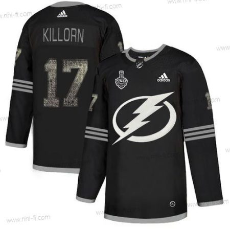 Adidas Lightning #17 Alex Killorn Musta Aito Klassinen 2020 Stanley Cup Final Ommeltu NHL Paita – Miesten