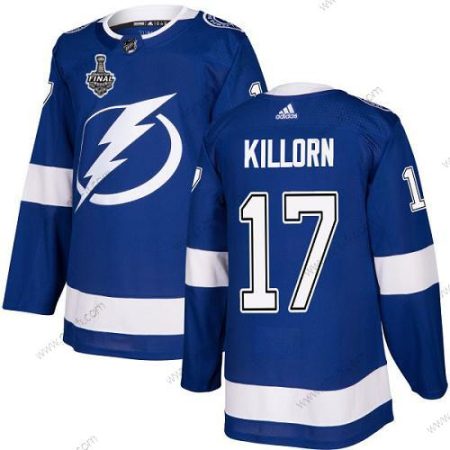 Adidas Lightning #17 Alex Killorn Sininen Kotiottelu Aito 2020 Stanley Cup Final Ommeltu NHL Paita – Miesten