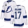 Adidas Lightning #17 Alex Killorn Valkoinen Road Aito 2020 Stanley Cup Final Ommeltu NHL Paita – Miesten