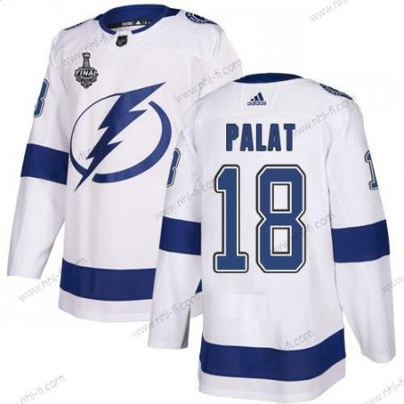 Adidas Lightning #18 Ondrej Palat Valkoinen Road Aito 2020 Stanley Cup Final Ommeltu NHL Paita – Miesten