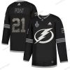 Adidas Lightning #21 Brayden Point Musta Aito Klassinen 2020 Stanley Cup Final Ommeltu NHL Paita – Miesten