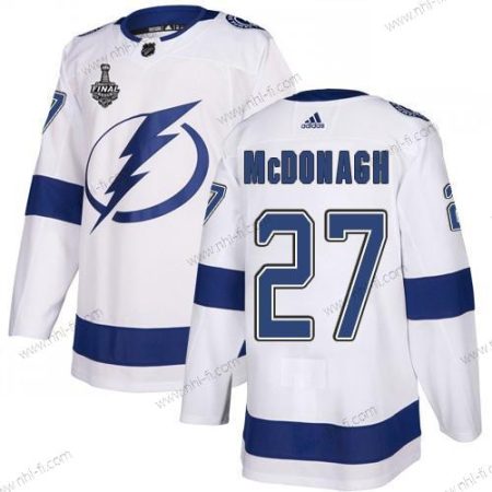 Adidas Lightning #27 Ryan Mcdonagh Valkoinen Road Aito 2020 Stanley Cup Final Ommeltu NHL Paita – Miesten