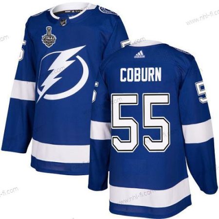 Adidas Lightning #55 Braydon Coburn Sininen Kotiottelu Aito 2020 Stanley Cup Final Ommeltu NHL Paita – Miesten