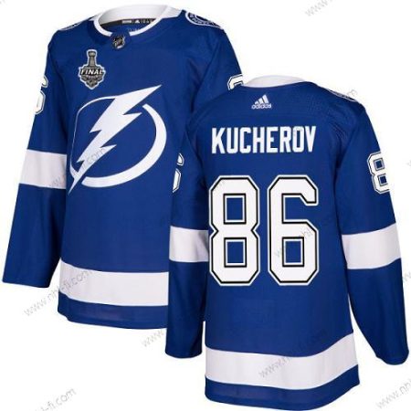 Adidas Lightning #86 Nikita Kucherov Sininen Kotiottelu Aito 2020 Stanley Cup Final Ommeltu NHL Paita – Miesten