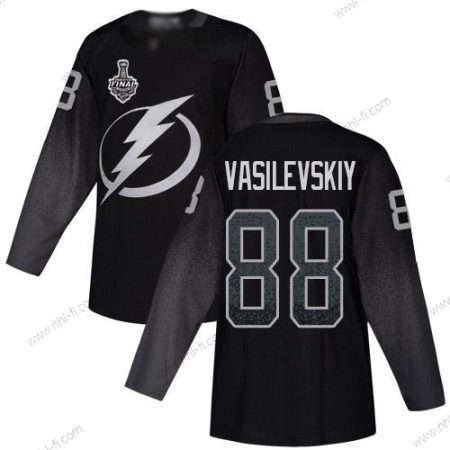 Adidas Lightning #88 Andrei Vasilevskiy Musta Vaihtopaita Aito 2020 Stanley Cup Final Ommeltu NHL Paita – Miesten