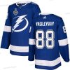 Adidas Lightning #88 Andrei Vasilevskiy Sininen Kotiottelu Aito 2020 Stanley Cup Final Ommeltu NHL Paita – Miesten