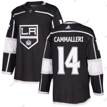 Adidas Los Angeles Kings #14 Mike Cammalleri Musta Kotiottelu Aito Ommeltu NHL Paita – Miesten