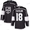 Adidas Los Angeles Kings #18 Dave Taylor Musta Kotiottelu Aito Ommeltu NHL Paita – Miesten