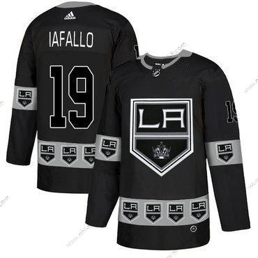 Adidas Los Angeles Kings #19 Alex Iafallo Musta Maajoukkue Logos Paita – Miesten