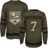 Adidas Los Angeles Kings #7 Oscar Fantenberg Vihreä Salute to Service Ommeltu NHL Paita – Miesten