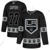 Adidas Los Angeles Kings #77 Jeff Carter Musta Maajoukkue Logos Paita – Miesten