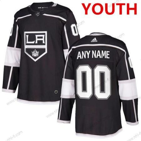 Adidas Los Angeles Kings Räätälöidyt Aito Musta Kotiottelu NHL Paita