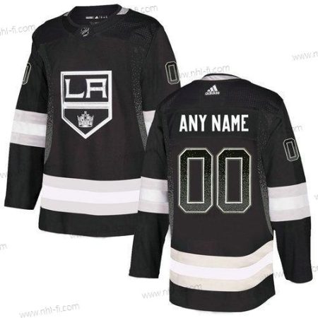 Adidas Los Angeles Kings Räätälöidyt Musta Maajoukkue Logos Paita – Miesten