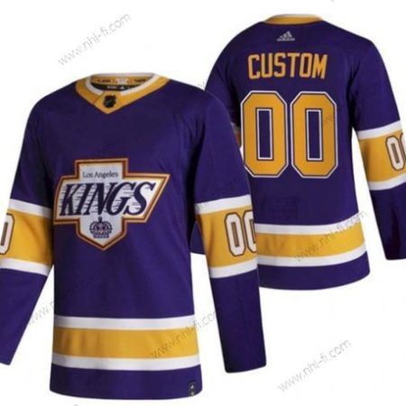 Adidas Los Angeles Kings Räätälöidyt Violetti Jääkiekko NHL Ommeltu Paita – Miesten