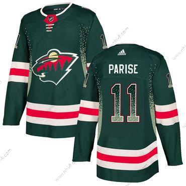 Adidas Minnesota Wild #11 Zach Parise Vihreä Paita – Miesten