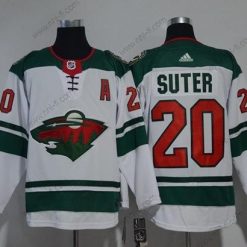 Adidas Minnesota Wild #20 Ryan Suter Valkoinen Road Aito Ommeltu NHL Paita – Miesten