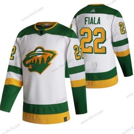 Adidas Minnesota Wild #22 Kevin Fiala Valkoinen 2020-21 Käänteinen Retro Vaihtopaita NHL Paita – Miesten