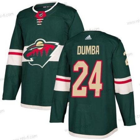 Adidas Minnesota Wild #24 Matt Dumba Vihreä Kotiottelu Aito Ommeltu NHL Paita – Miesten