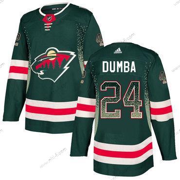 Adidas Minnesota Wild #24 Matt Dumba Vihreä Paita – Miesten