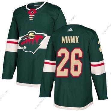 Adidas Minnesota Wild #26 Daniel Winnik Vihreä Kotiottelu Aito Ommeltu NHL Paita – Miesten