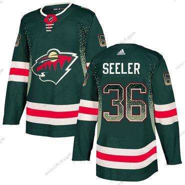 Adidas Minnesota Wild #36 Nick Seeler Vihreä Paita – Miesten