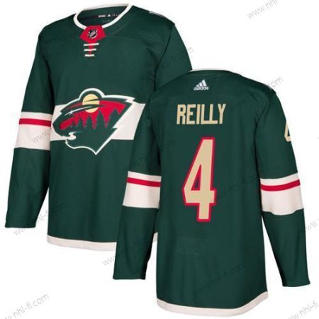 Adidas Minnesota Wild #4 Mike Reilly Vihreä Kotiottelu Aito Ommeltu NHL Paita – Miesten