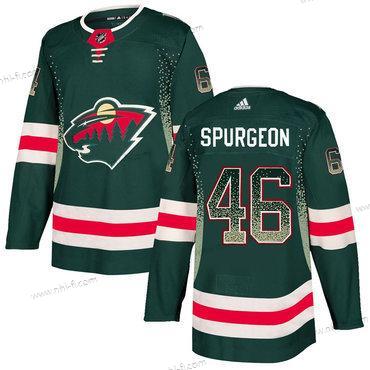 Adidas Minnesota Wild #46 Jared Spurgeon Vihreä Paita – Miesten