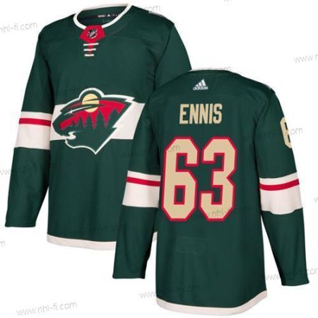 Adidas Minnesota Wild #63 Tyler Ennis Vihreä Kotiottelu Aito Ommeltu NHL Paita – Miesten